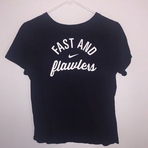 black nike tshirt